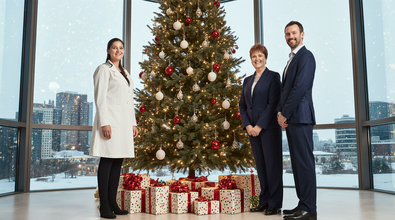 Команда Ost-West Medpersonal поздравляет медсестёр с Рождеством и наступающим Новым годом! 